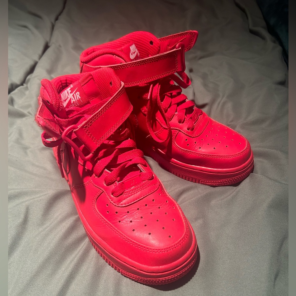 Custom Fire Red Nikes